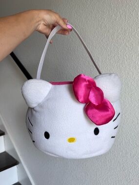 Hello Kitty by Sanrio Plush Kids Basket